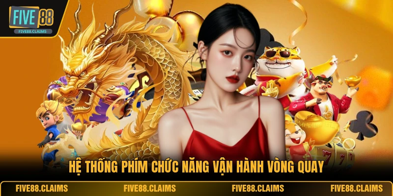 Hệ thống phím chức năng vận hành vòng quay