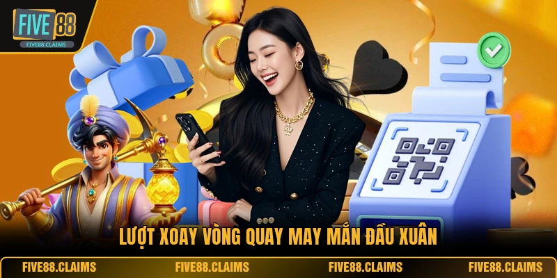 Lượt xoay vòng quay may mắn đầu xuân