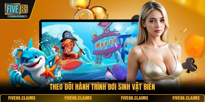 Theo dõi hành trình bơi sinh vật biển